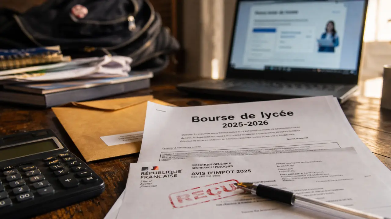 Barème bourse lycée 2025 : échelons et montants sur avis d’imposition 2025
