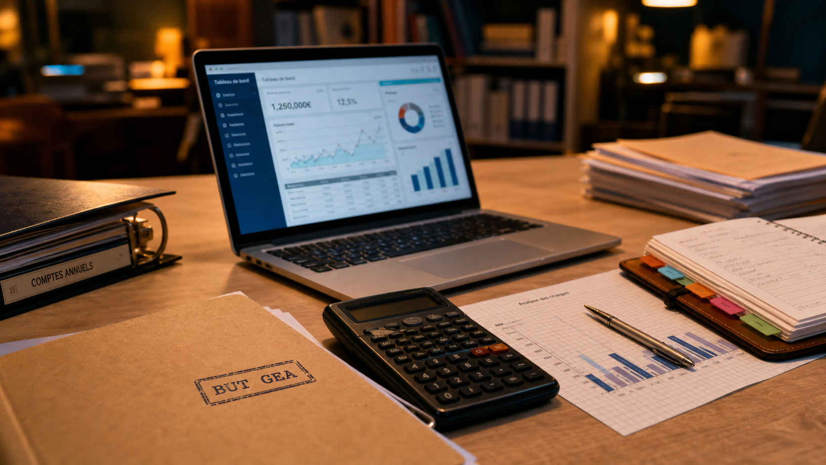 BUT GEA débouchés : contrôle de gestion pour la comptabilité