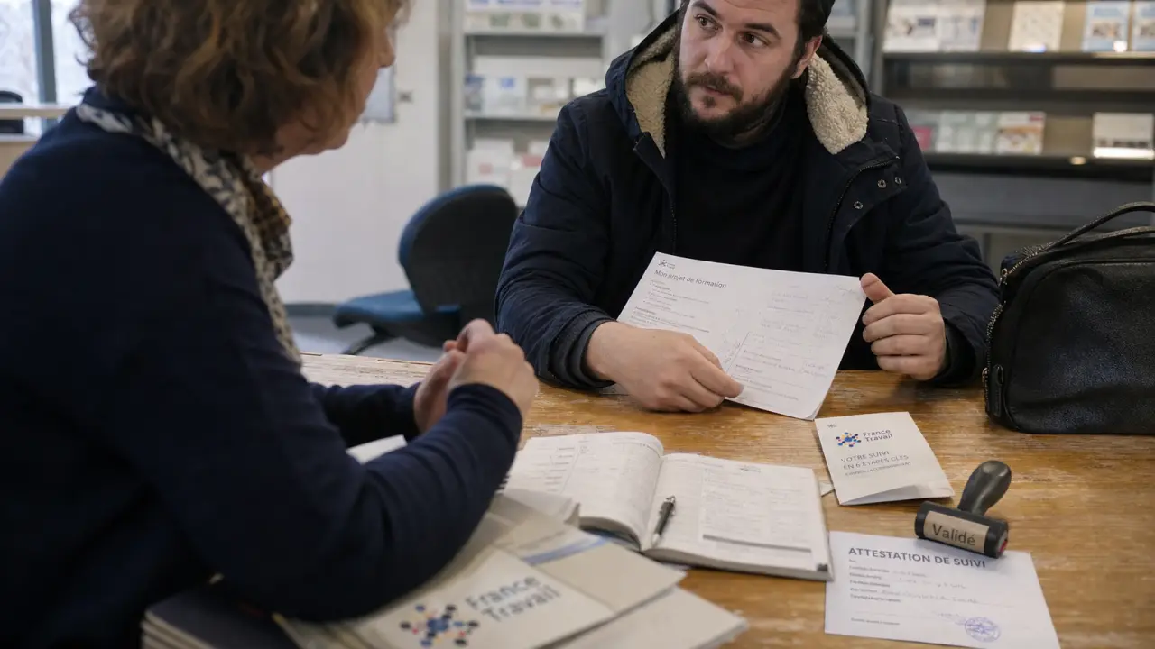 Chomeur formation : conseiller France Travail pour une attestation de suivi validée