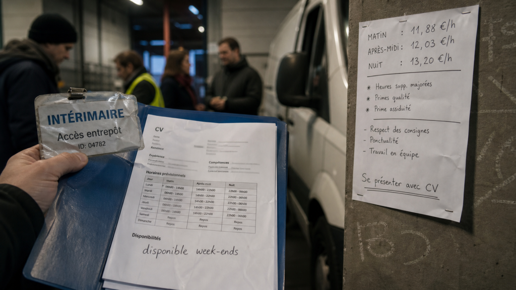 Emploi sans experience bien payé : badge intérimaire et dossier d’embauche FIMO
