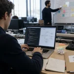 formation developpeur web alternance : alternant code en open space tech