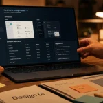 Formation ia design : workflow avant/après sur ordinateur