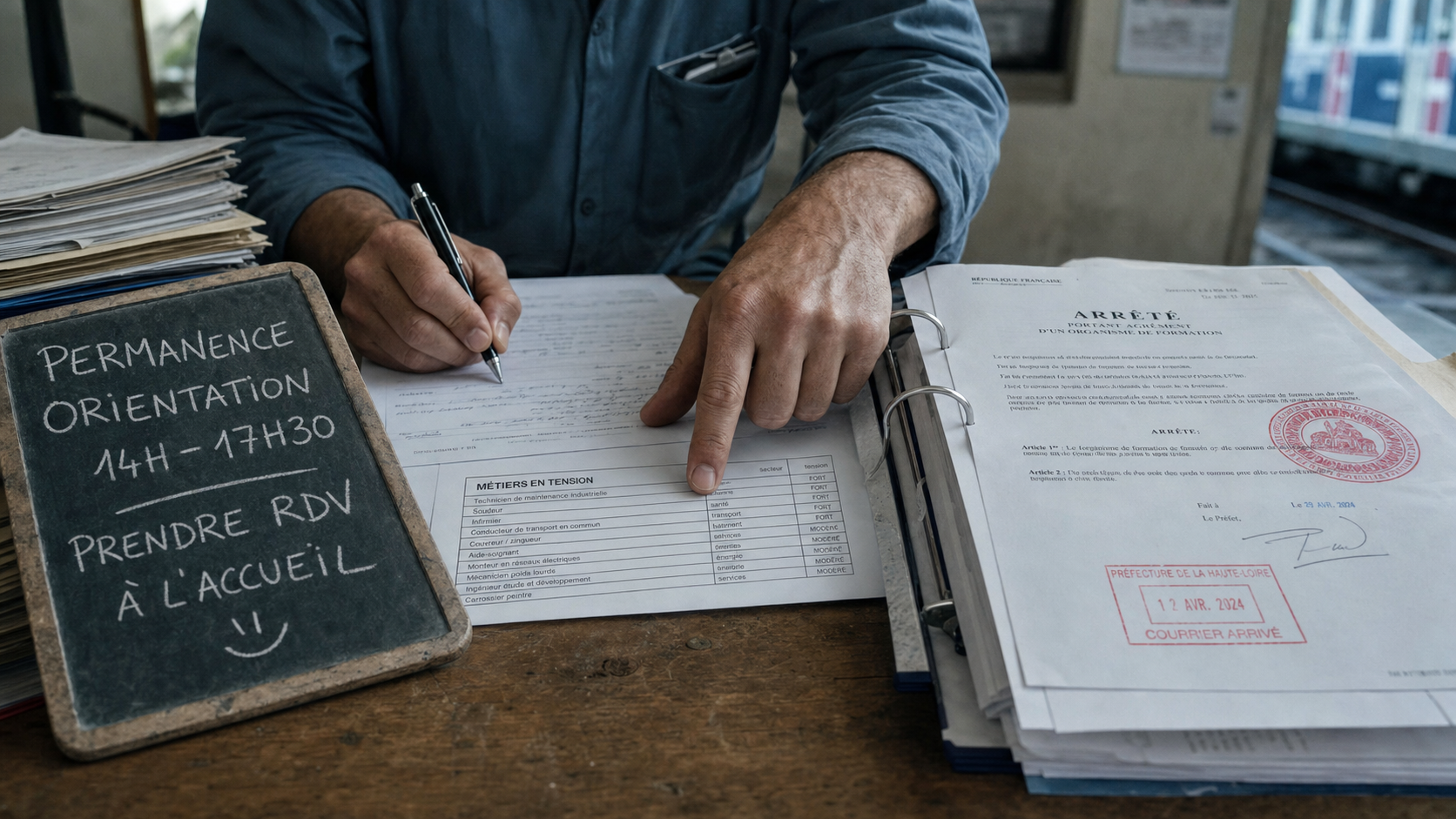 Photo métiers en tension région auvergne rhone alpes : bureau d’orientation, dossiers et recrutement
