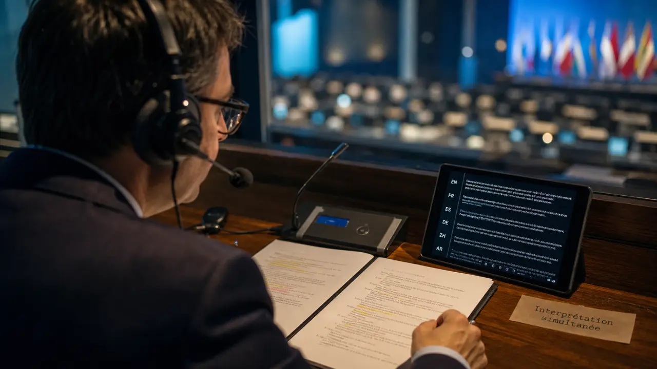 Métiers langues bien payés : interprète de conférence, sous-titres multilingues
