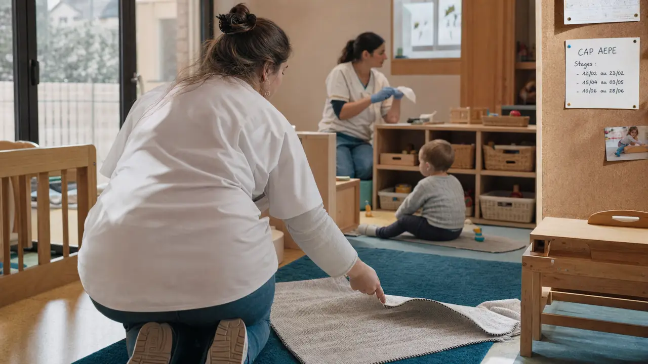 CAP AEPE : éducatrice en crèche, préparation et surveillance des enfants