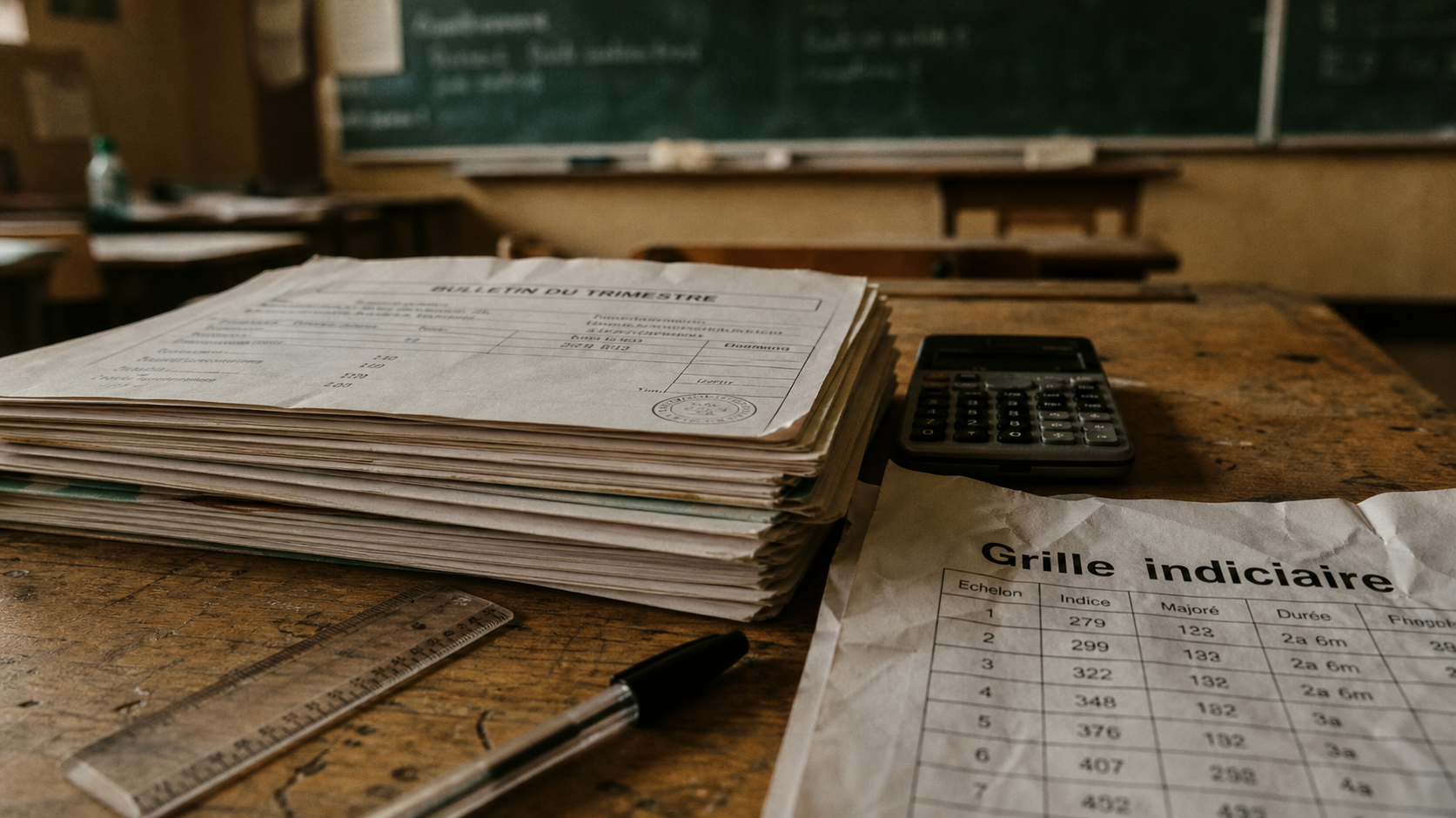 Salaire prof débutant : 1 751 € à 2 000 € nets, grille indiciaire et bulletins