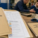 Seconde professionnelle : dossier familles de métiers en atelier scolaire