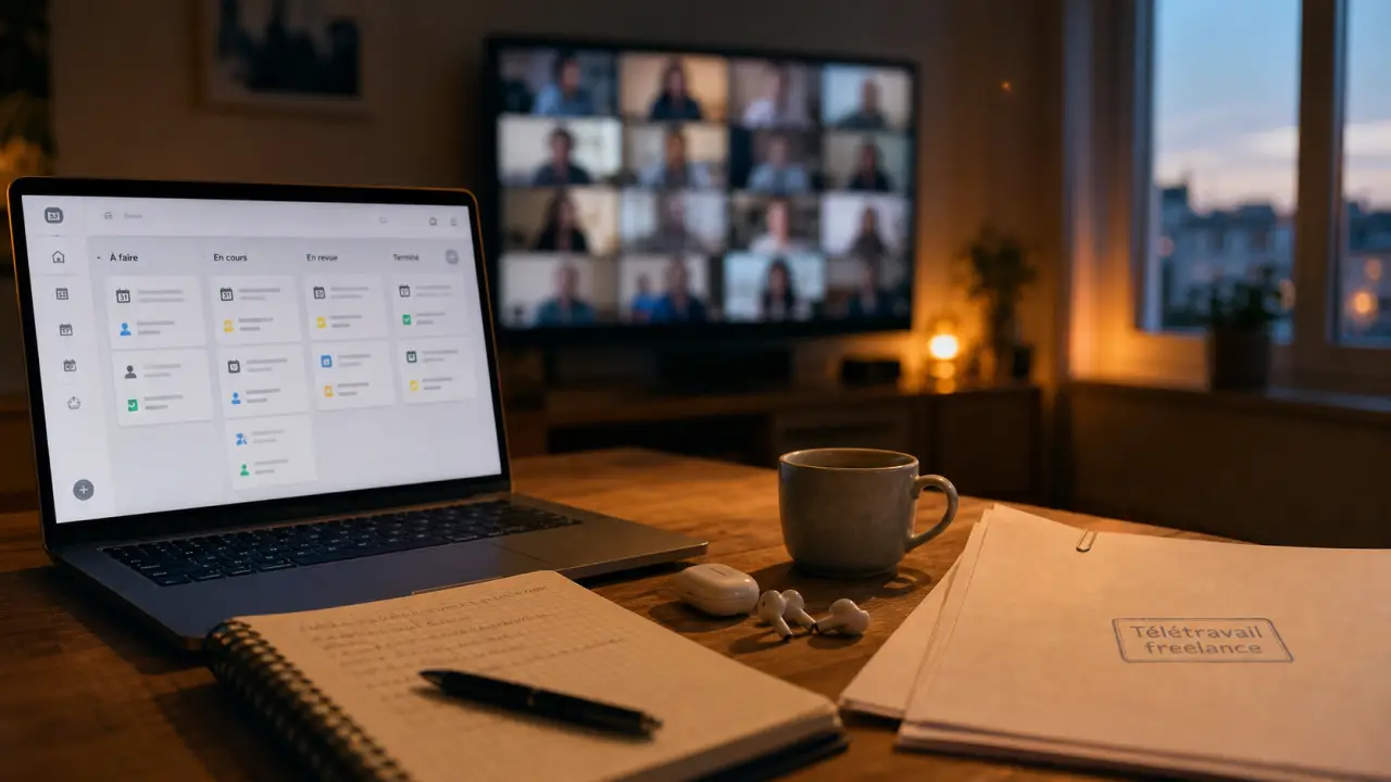 Teletravail en ligne freelance : bureau à domicile pour missions freelance