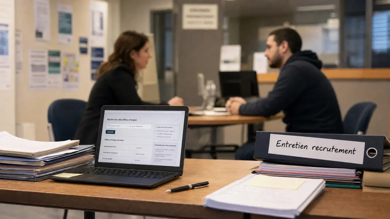 Travailler chez Pôle emploi : recrutement en agence France Travail, entretien sur table