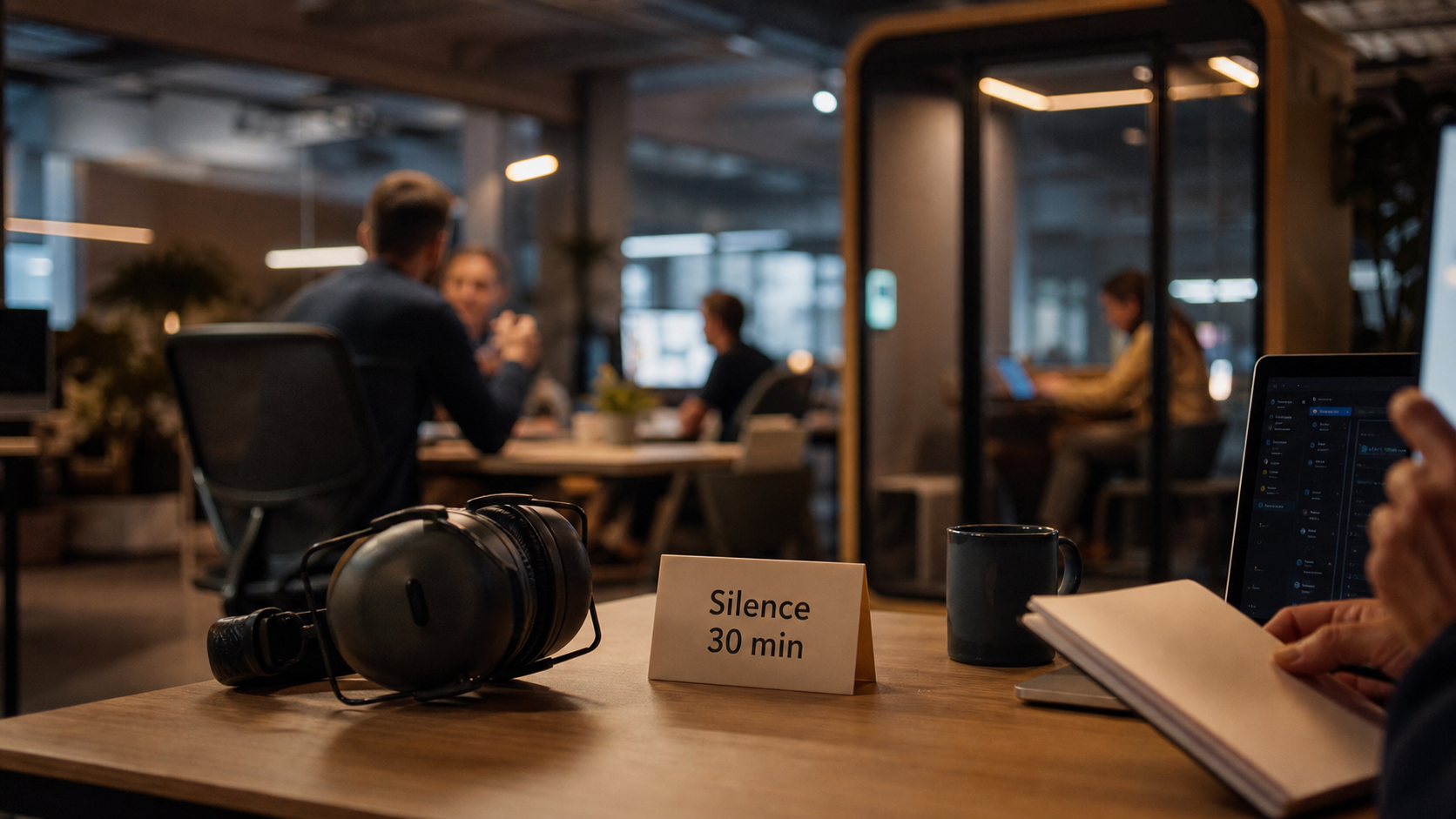 Travailler en open space : casque antibruit, concentration au bureau, bruit réduit