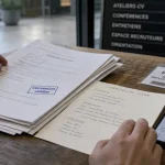 Trouver un stage : dossiers de candidature et convention validée sur bureau