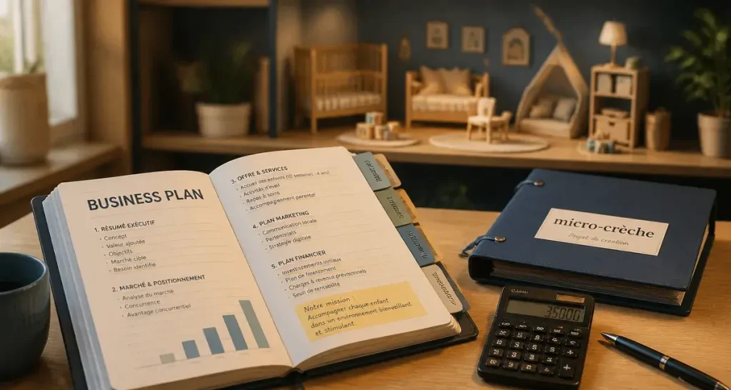 Business plan de micro-crèche : 10 places, prévisionnel sur 3 ans et stratégie pour convaincre les banques