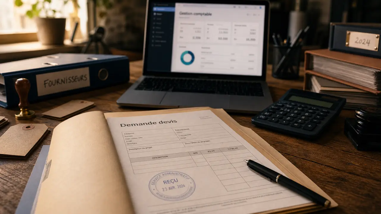 Demande de devis pour gestion comptable, gratuit sans engagement