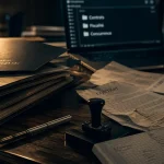 Droit des affaires : contrats, fiscalité et concurrence sur un bureau juridique