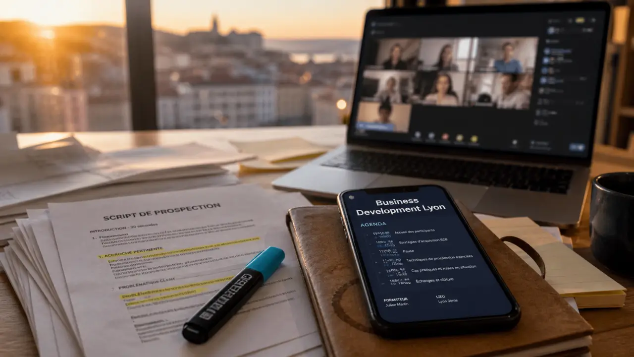 E learning business developper lyon : alternance à distance