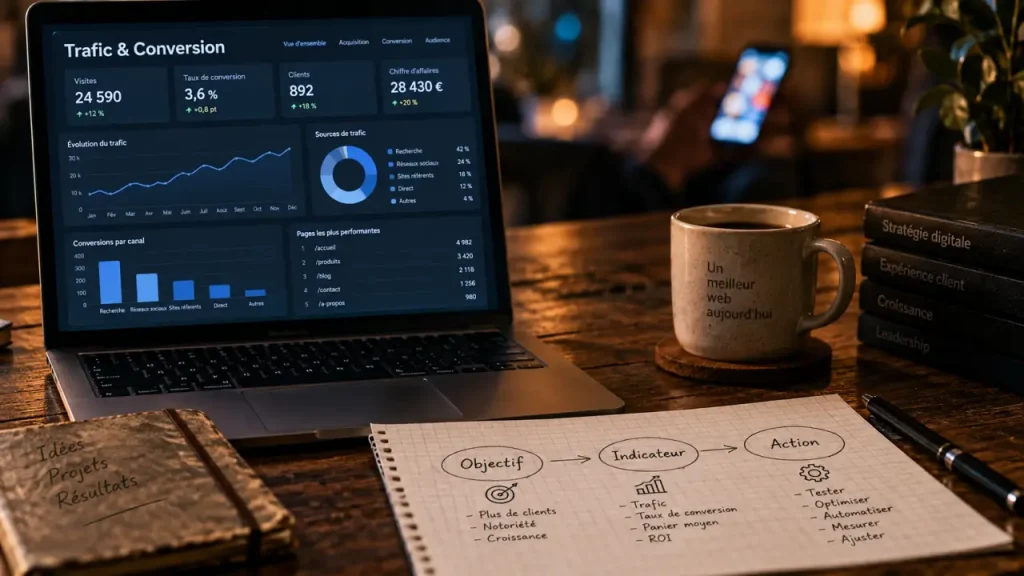 Faire du marketing digital : contenu, acquisition et mesure doivent avancer ensemble