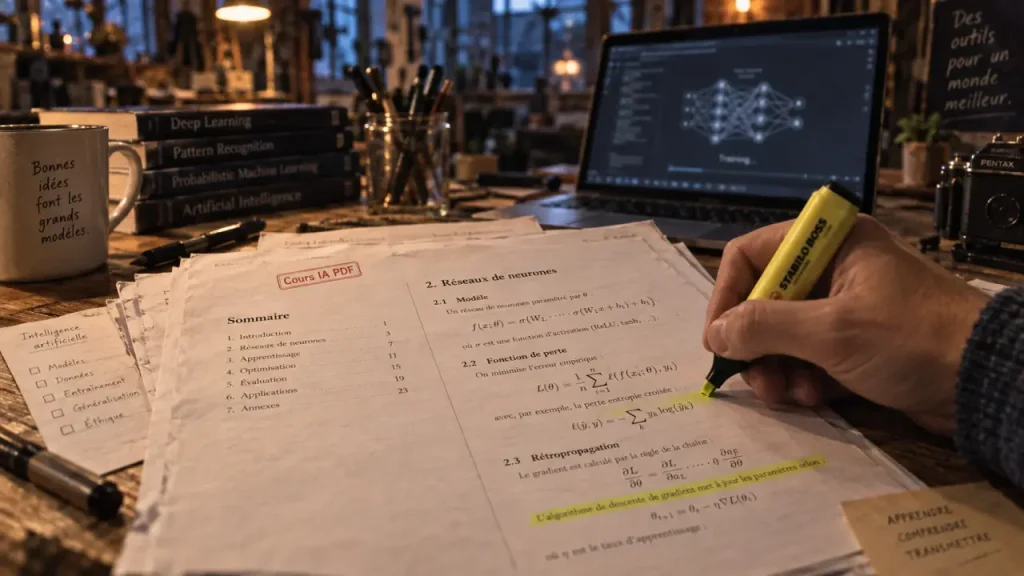Cours d’intelligence artificielle en PDF gratuit : choisissez le bon niveau avant le deep learning