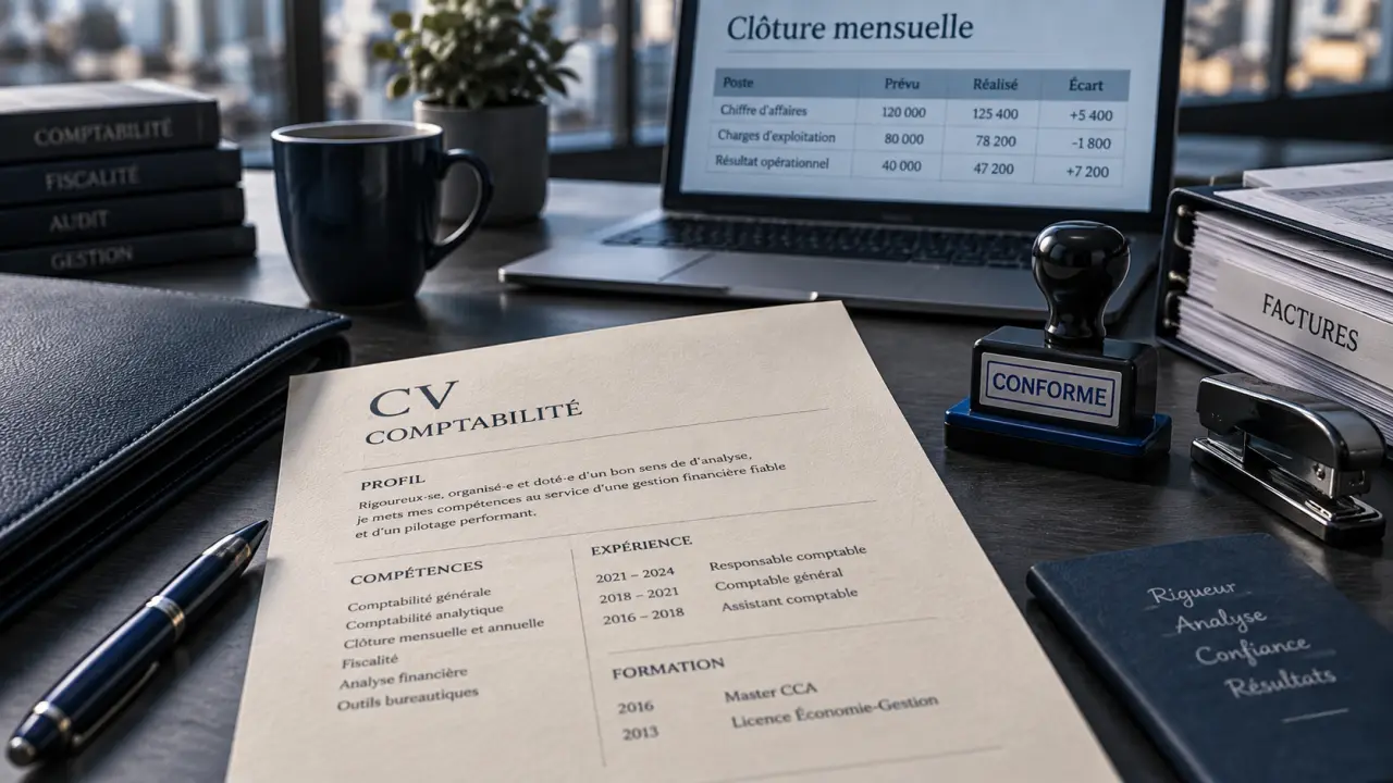 cv comptabilité lisible en 30 secondes : CV et pièces justificatives