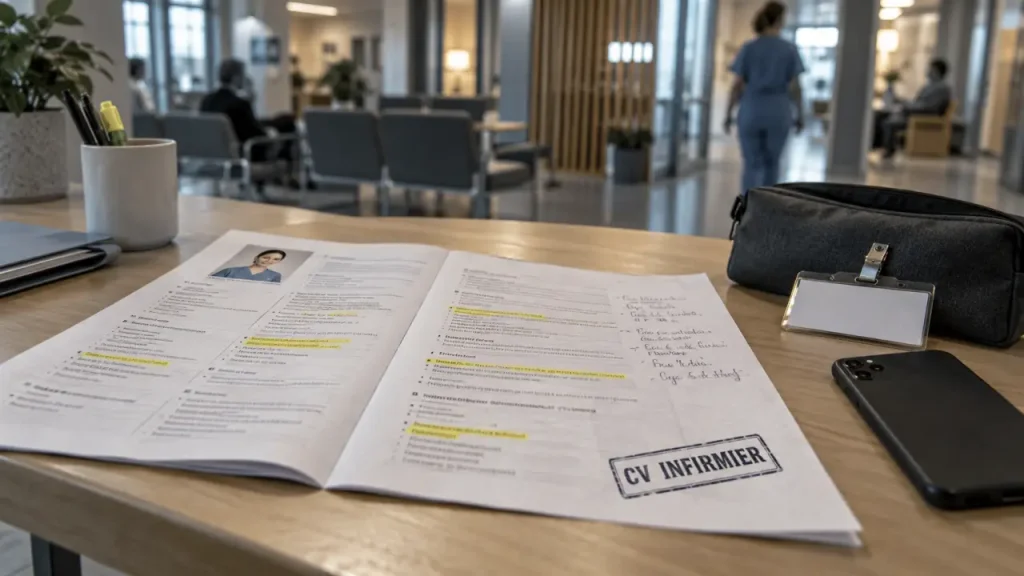 Exemple de CV infirmier : les rubriques qui rendent votre expérience immédiatement lisible