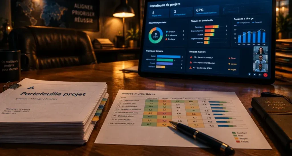 Gestion de portefeuille projet : financer les bons projets sans saturer les ressources