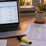 Tableau excel comptabilité simple gratuit : recettes, dépenses et trésorerie